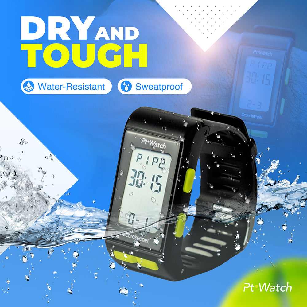 Pt Watch Scorekeeper for Padel & Tennis (Free Case Included)