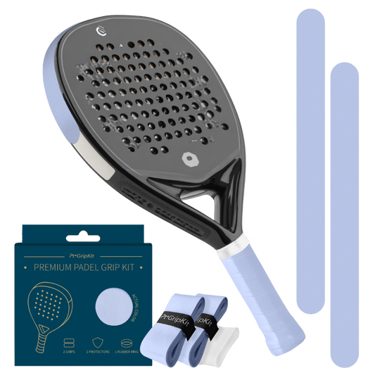 Pt GripKit – Set de agarre y protector de pádel estético – Azul claro