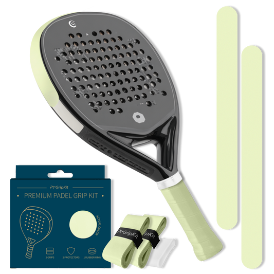 Pt·GripKit – Set de Grip y Protector de Pádel Estético – Verde Pastel