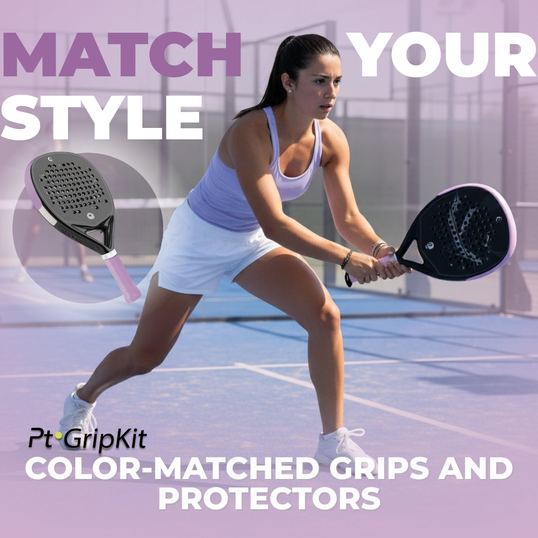 Pt GripKit – Set de agarre y protector de pádel estético – Lila morado