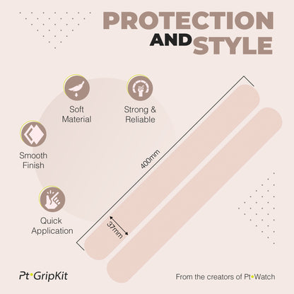Pt·GripKit – Set di impugnature e protezioni per paddle estetiche – Beige chiaro