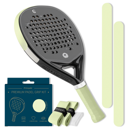 Pt·GripKit – Set de Grip y Protector de Pádel Estético – Verde Pastel